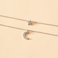 Star & Moon Layered Necklace