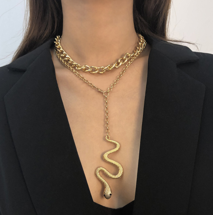 Stylish Snake Chain Necklace