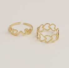 Geometric Love Ring Set