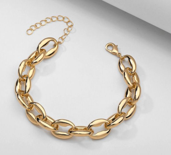 Golden Shell Chain Bracelet