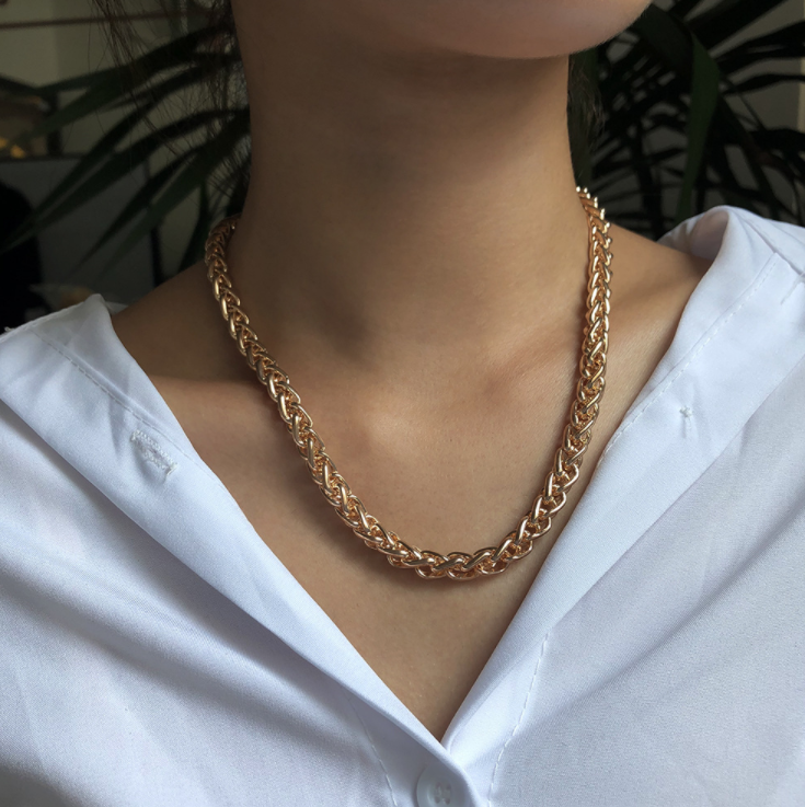 Water Wave Chain Necklace