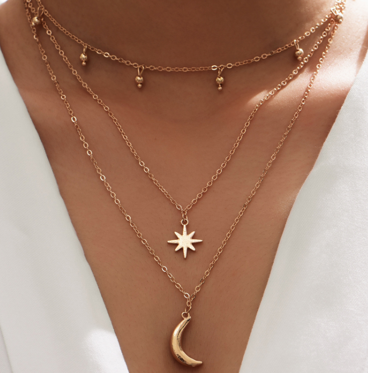 Moon Layered Necklaces