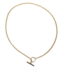 Round Ring One Word Buckle Pendant Necklace