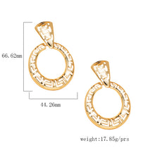 Gold Circle Earrings