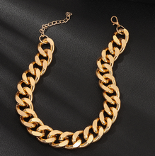 Thick Retro Gold Chain Necklace
