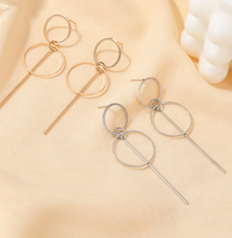 Geometric Circle Earrings