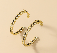 Chain Hoop Earrings
