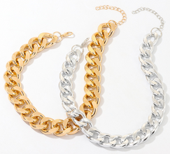 Thick Retro Gold Chain Necklace