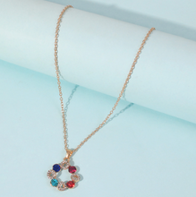 Colorful Geometric Pendant Necklace