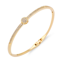 Elegant Diamond Gold Bangle