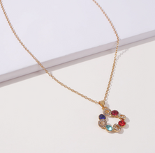 Colorful Geometric Pendant Necklace
