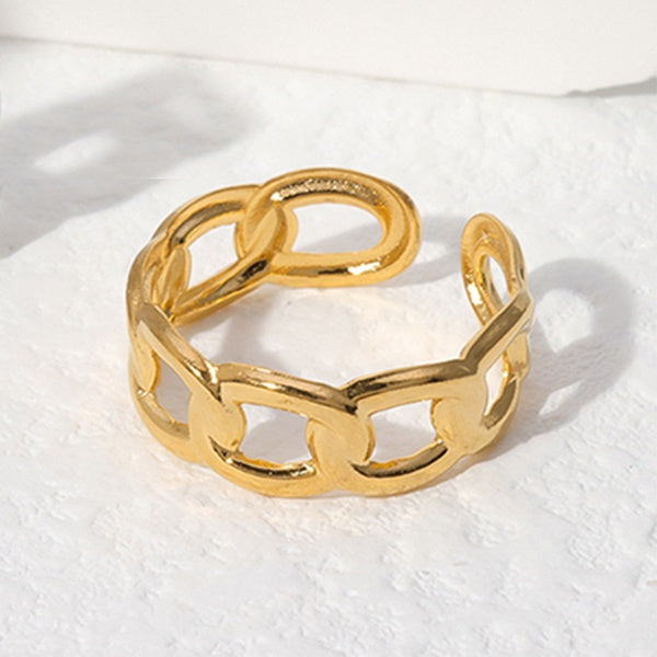 Chain Design Gold Ring