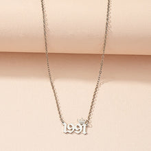 Birth Year Crown Necklaces