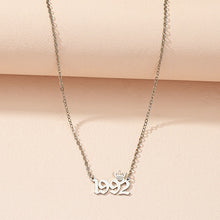 Birth Year Crown Necklaces