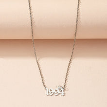 Birth Year Crown Necklaces