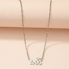 Birth Year Crown Necklaces