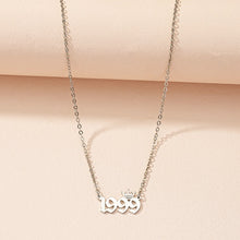 Birth Year Crown Necklaces