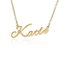 Name 'Katie' Gold/Sliver Necklace