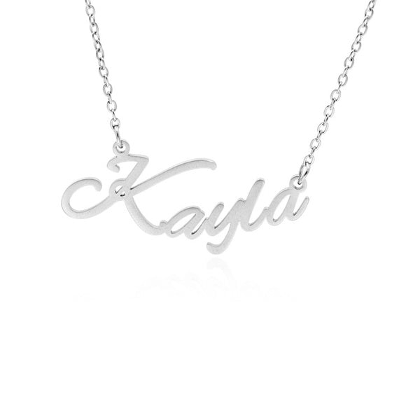 Name 'Kayla' Gold/Sliver Necklace