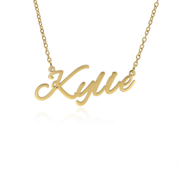 Name 'Kylie' Gold/Sliver Necklace