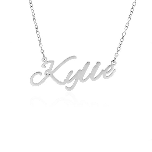 Name 'Kylie' Gold/Sliver Necklace