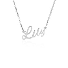 Name 'Lily' Gold/Sliver Necklace