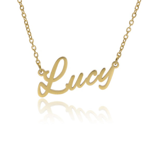 Name 'Lucy' Gold/Sliver Necklace