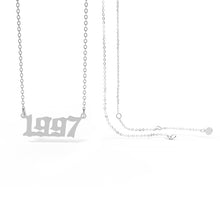 Birth Year Necklaces - Silver