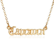 Zodiac Name Pendant Necklace