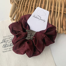 Solid Color Fabric Hair Scrunchies