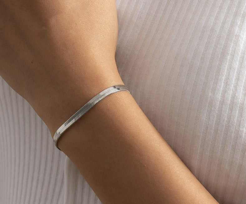 Mesh Stainless Steel Bracelet - Silver