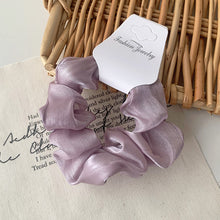 Solid Color Fabric Hair Scrunchies