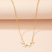 MAMA Sweater Alloy Necklace