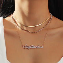 Astrological Diamond Multilayer Necklace