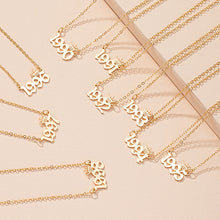 Birth Year Crown Necklace