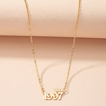 Birth Year Crown Necklace
