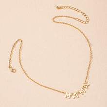 MAMA Sweater Alloy Necklace