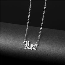 Astrological Titanium Steel Necklace - Silver